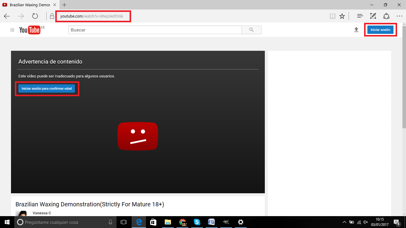 Como ver videos de youtube sin verificar la edad